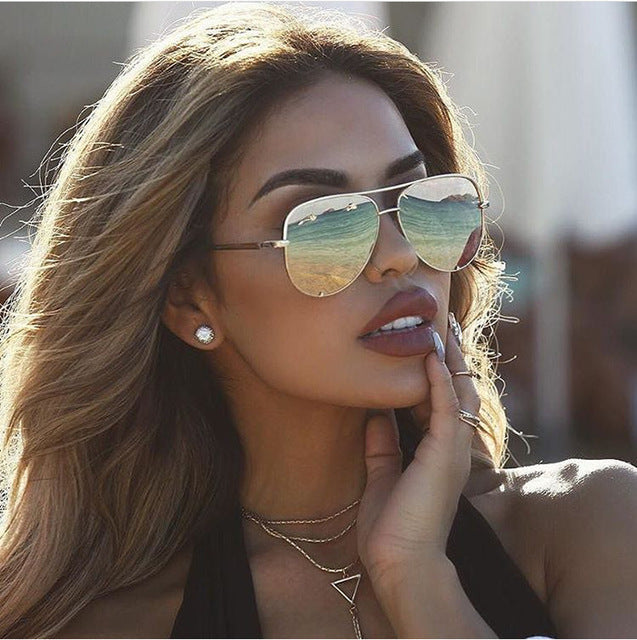 Women Aviator Style Shades Fashion Proera